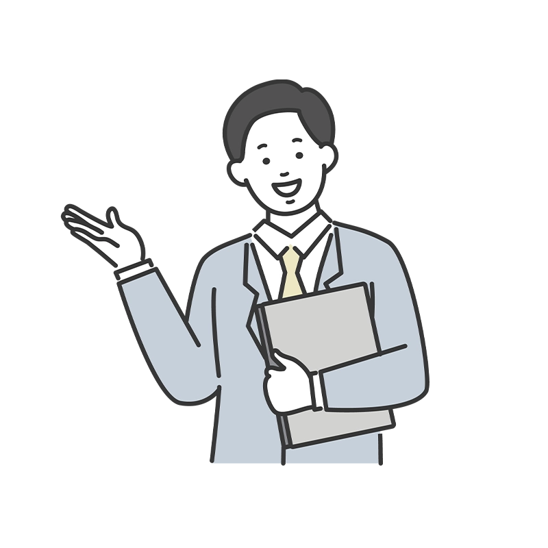 仕組みの設計から定着まで月額制で伴走支援する経営サポートのイラスト