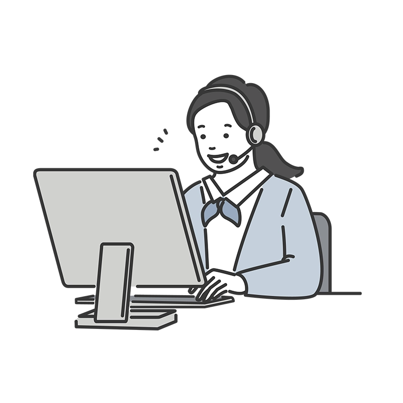 守秘義務契約や匿名契約に対応した安心できる経営支援体制を表すイラスト