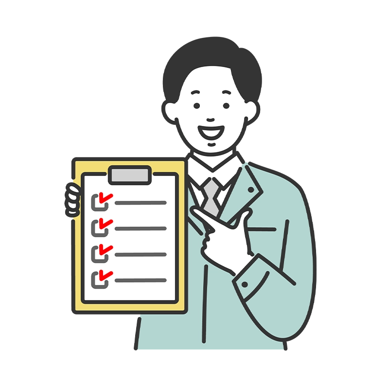 社長業務を洗い出して業務リストとして整理し可視化するプロセスのイラスト